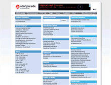 Tablet Screenshot of amersfoort.startparade.nl
